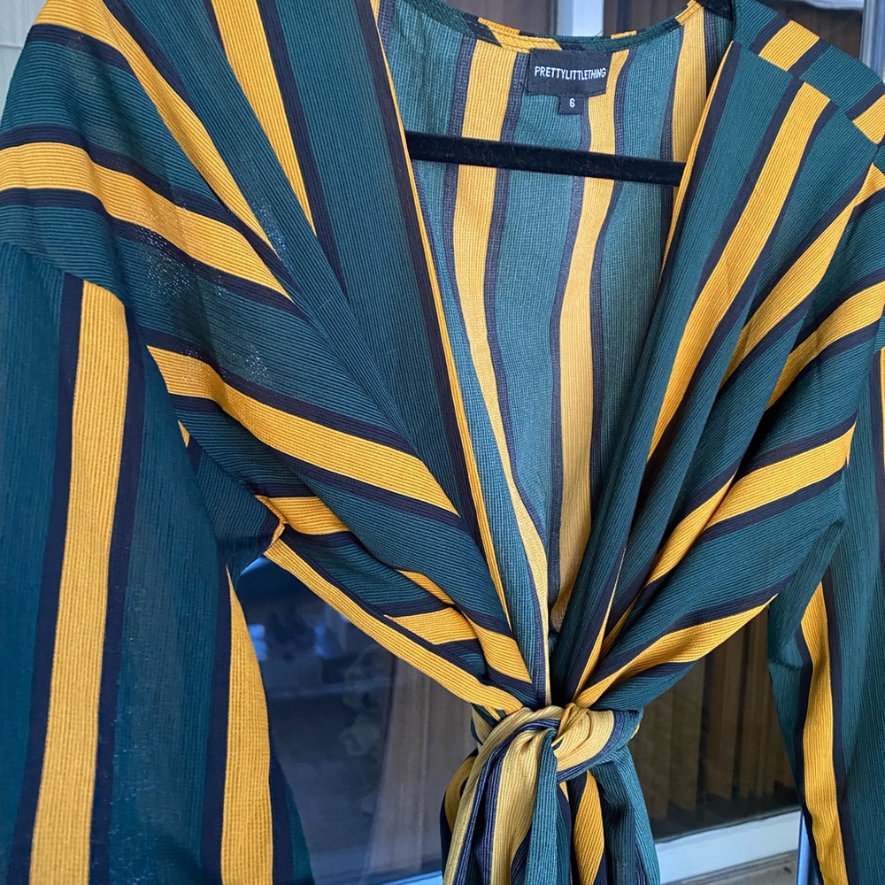 Tie blouse